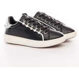 Guess - Sneakers - Kunstleer - Zwart - Vetersluiting - Mini Logo