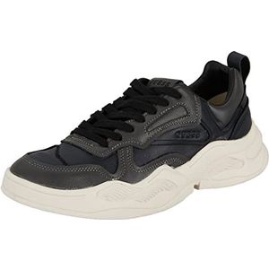 GUESS Bassano Carryover Sneakers voor heren, zwart.