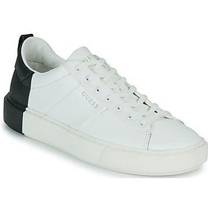 GUESS New Vice Sneakers voor heren, wit, zwart, 41 EU