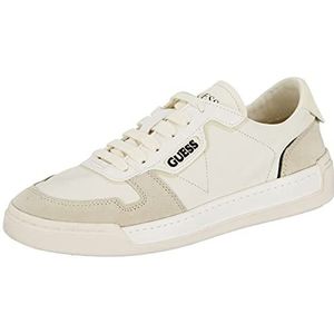 GUESS Strave Vintage Carryover herensneakers, Whisper White, 43 EU