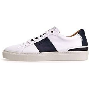 Guess Todi Low Sneakers voor heren, Witte marine, 45 EU