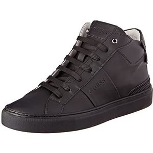 GUESS Todi Mid Carryver herensneakers, Zwart, 43 EU