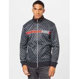GUESS Sportsweatvest 'KORBIN'  rood / zwart / wit
