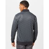 GUESS Sportsweatvest 'KORBIN'  rood / zwart / wit