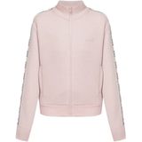 Sweatshirt - Poeder Roze - Met Logoband Op De Zijkant
