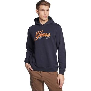 Guess - Beau Hoodie - Sweatshirt - Blauw - Heren