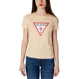 Guess - Triangle Logo Tee - T-shirt - Pink - Korte Mouwen