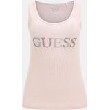 Guess - Colorful Logo - Tanktop - Roze - 100% Katoen