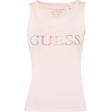 Guess - Colorful Logo - Tanktop - Roze - 100% Katoen