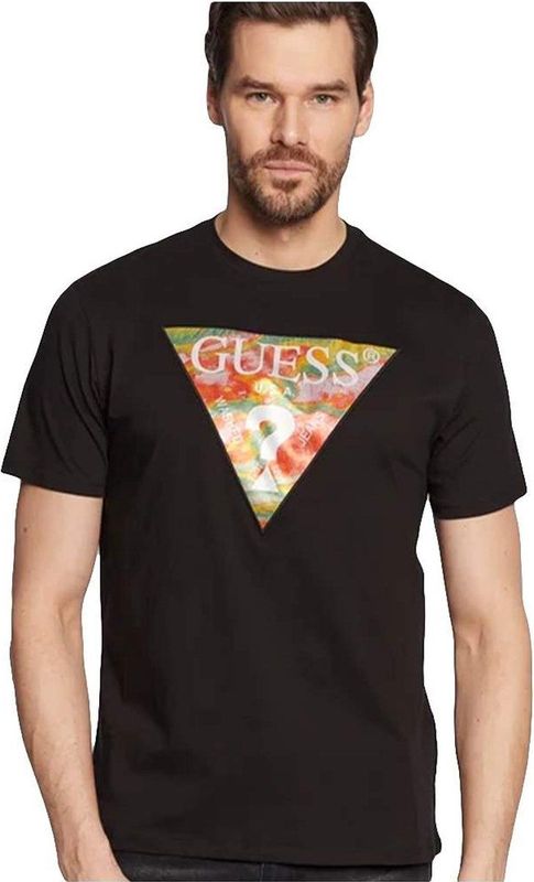 Guess - Logo Triangle Flowers - Trui