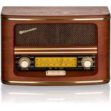 Roadstar - HRA 1500/N - Retro Radio - Bruin - Hout