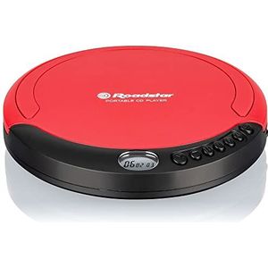 Roadstar PCD-435CD, MP3-speler + draagbare audioapparatuur, Rood