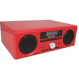 Roadstar HRA-9 (DAB+, FM, Bluetooth), Radio, Rood