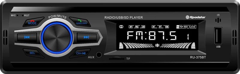 Roadstar - RU-375BT - Digitale Autoradio - Zwart - Bluetooth - USB