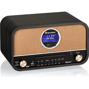 Roadstar HRA-1782ND+BK (DAB+, FM, Bluetooth), Radio, Bruin, Zwart