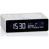 Roadstar CLR-290D+/WH Digitale Wekkerradio DAB/DAB+/F - 2 Alarme - Groot Lcd-displa - USB-oplade