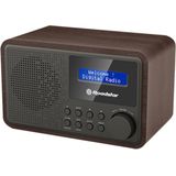Roadstar - HRA-700D+/WD - Digitale Draagbare Radio - Hout - Retro Design