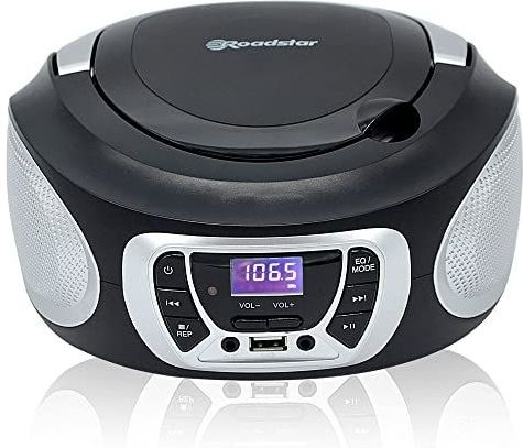 Roadstar - CDR-365U/SL - Radio - Zwart - Zilver