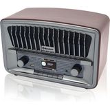 Roadstar Retro Radio – DAB+, FM en Bluetooth – Donkerbruin