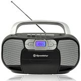 Roadstar - RCR-4635UMP - Draagbare CD-Radio - Zwart - Met USB en AUX-IN