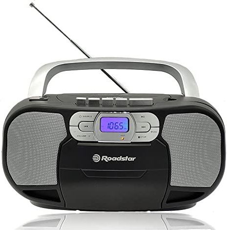 Roadstar - RCR-4635UMP - Draagbare CD-Radio - Zwart - Met USB en AUX-IN
