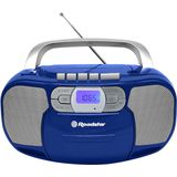 Roadstar RCR-4635UMP/BL CD-Speler - Draagbare Radio - Blauw - Met USB en AUX-IN