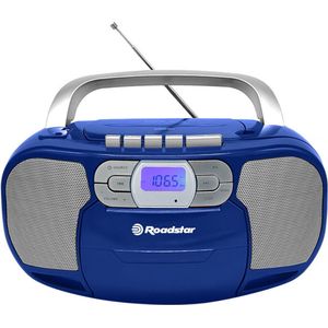 Roadstar RCR-4635UMP/BL CD-Speler - Draagbare Radio - Blauw - Met USB en AUX-IN