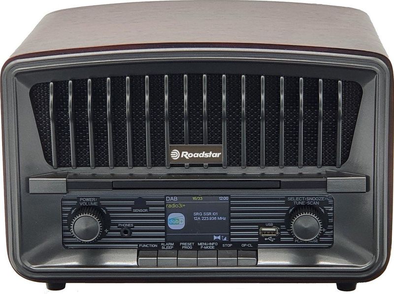 Roadstar HRA-270 - Radio - Groen - CD+ BT - DAB, FM, Bluetooth