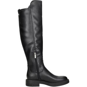 GUESS - Fyza - Kuitlaarzen - Zwart - Blokhak - Imitatieleder