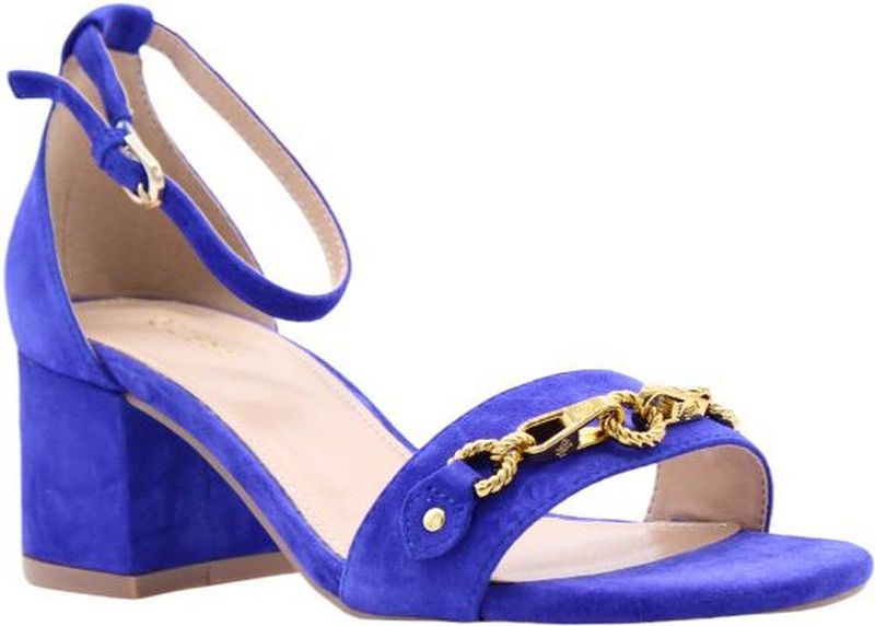 Guess Sara - Dames Sandalen - Blauw - Suède Stof
