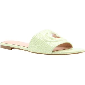 Guess - Tashia2 Dames Slipper - Lime - Luxe Instapslipper