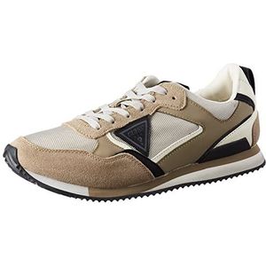 Guess, Treviso Sneakers - Stijlvol en Duurzaam Beige, Heren, Maat:42 EU