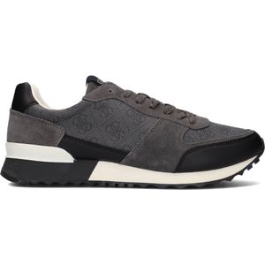 Guess - Padova - Sneakers - Zwart - Leatherlook en Suède