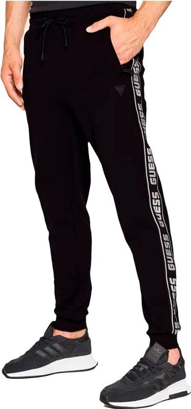 Guess, Heren, Broeken, Zwart, Maat: XS