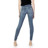 Guess - Curve X - Jeans - Donkerblauw - Katoenmix - Stretch Denim