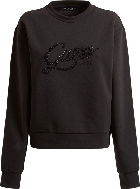Guess - Afrah CN - Dames Sweatshirt - Zwart