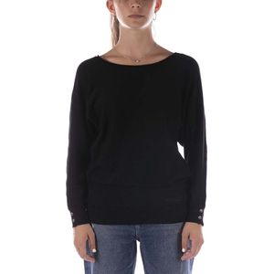 Guess Trui Adele Vleugelmouw Zwart - Streetwear - Vrouwen