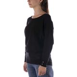 Guess Trui Adele Vleugelmouw Zwart - Streetwear - Vrouwen