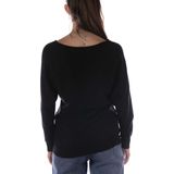 Guess Trui Adele Vleugelmouw Zwart - Streetwear - Vrouwen