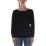 Guess Trui Adele Vleugelmouw Zwart - Streetwear - Vrouwen