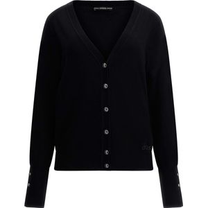 Guess Trui Zena Cardi Zwart - Streetwear - Vrouwen