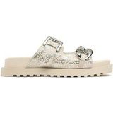 Guess - Fatema Sandalen - Beige - Materiaal: Textiel, PU