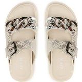 Guess - Fatema Sandalen - Beige - Materiaal: Textiel, PU