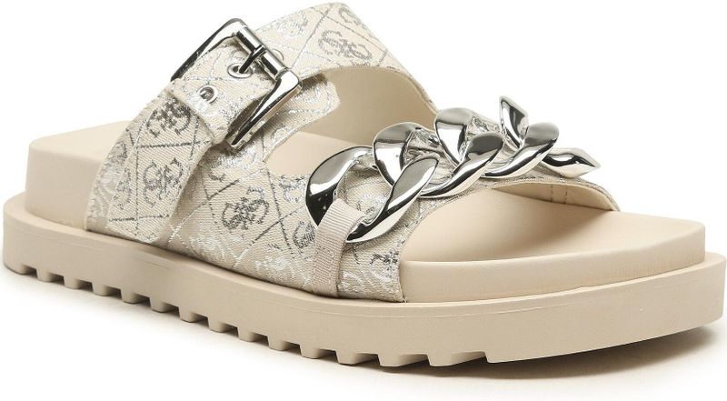 Guess - Fatema Sandalen - Beige - Materiaal: Textiel, PU