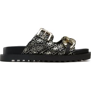 Fatema - Sandalen - Zwart - PU en Textiel
