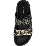 Fatema - Sandalen - Zwart - PU en Textiel