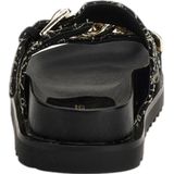 Fatema - Sandalen - Zwart - PU en Textiel