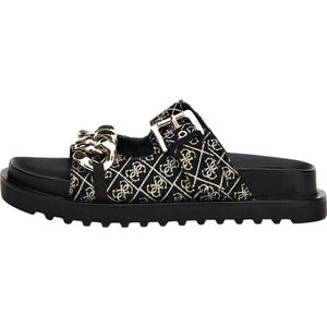 Fatema - Sandalen - Zwart - PU en Textiel