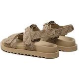 Guess - Fabelis - Sandalen - Beige - Leer - Klittenbandsluiting