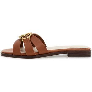 Guess Symo Dames Slippers - Cognac - Maat 40